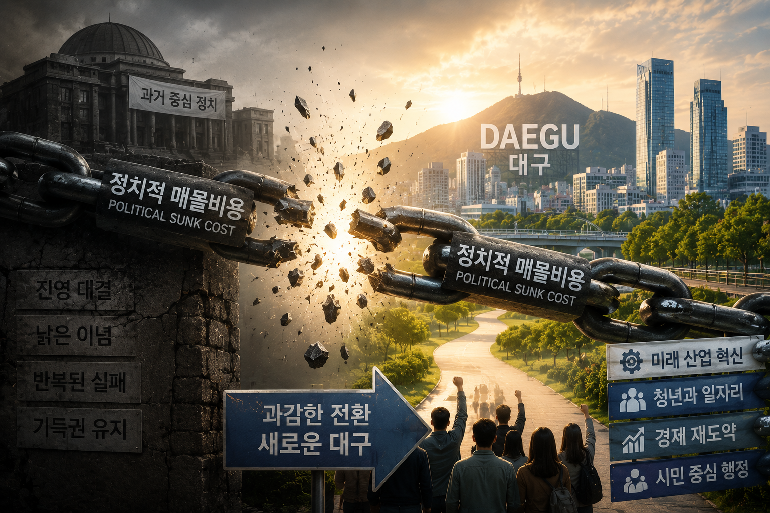 5 매몰비용 정치를 끊고 구조 개혁으로 나아가려는 대구 민심의 상징 이미지.png