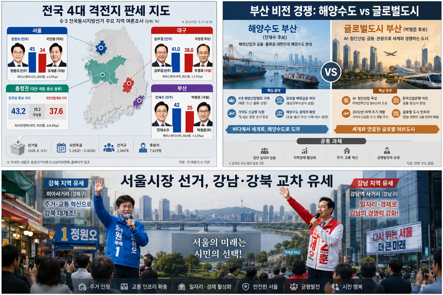 3 서울시장 선거, 강남·강북 교차 유세.png