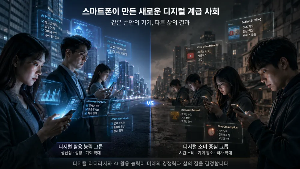 스마트폰이 ‘계급’을 만든다_같은 스마트폰인데 왜 인생이 달라질까