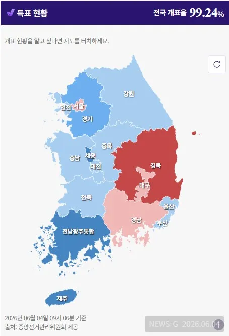 180도 뒤집힌 지방 권력…민심은 '국정 안정'에 손 들었다
