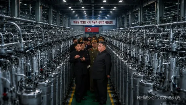 北 "핵물질 2배" 또 공개… 진짜 위협일까, 메시지일까