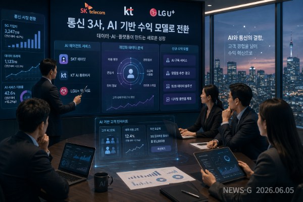 4 통신 3사가 AI 기반 수익 모델로 전환하는 전략적 변곡점 장면.png