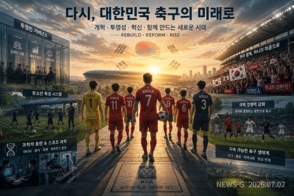 기획⑤-1 새로운 비전과 개혁을 향해 다시 출발하는 한국 축구의 미래를 상징하는 이미지.png