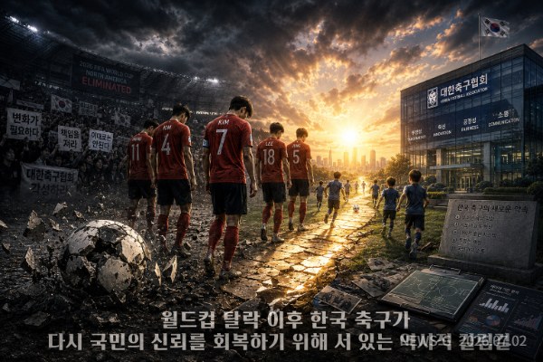 0 대표_월드컵 탈락 이후 한국 축구가 다시 국민의 신뢰를 회복하기 위해 서 있는 역사적 갈림길.png