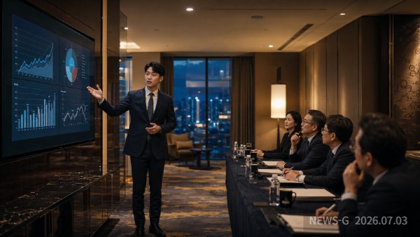 이미지 3. 면접장에서 논리와 자신감으로 승부하는 지원자의 순간.png