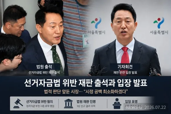 [심층분석]오세훈 1심 벌금 1000만 원…서울시정과 보수 정치 지형 흔든 '명태균 여론조사' 판결