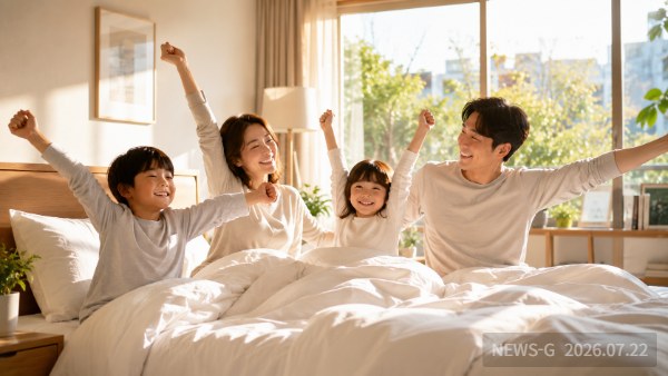 ⑥ 좋은 잠이 건강한 삶과 활기찬 아침을 만드는 희망적인 미래의 모습.png