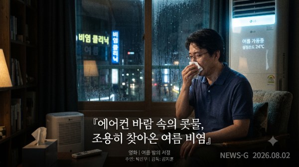 1 대표 이미지 2_에어컨 바람 속의 콧물, 조용히 찾아온 여름 비염.png