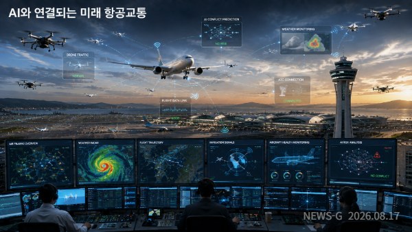 6 여객기와 드론, 공항 관제, 기상레이더, 항법정보가 연결되는 미래 항공교통.png