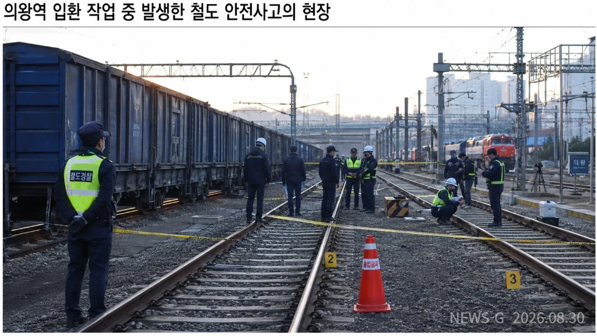4 의왕역 입환 작업 중 발생한 철도 안전사고의 현장.png