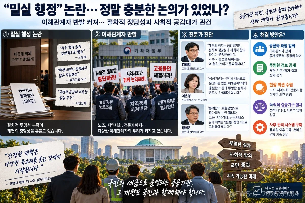 공공기관 개편, 국민과 함께 논의해야.png